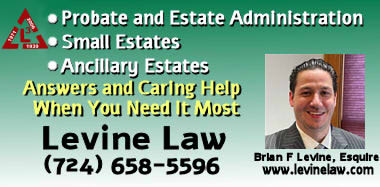 Law Levine, LLC - Estate Attorney in Monessen PA for Probate and Estate Administration including small estates and ancillary estates